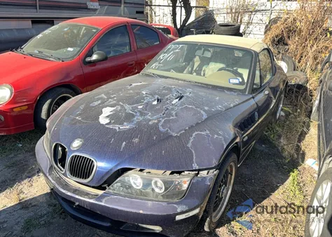 1997 BMW Z3 1.9 z USA, uszkodzony, nr VIN 4USCH7328VLB79810